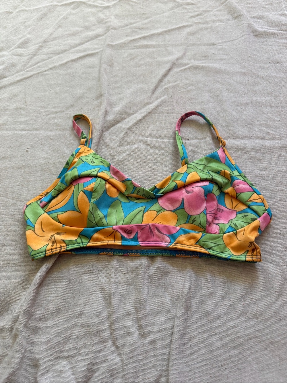 Seea Soleil Bikini Top in Luana print